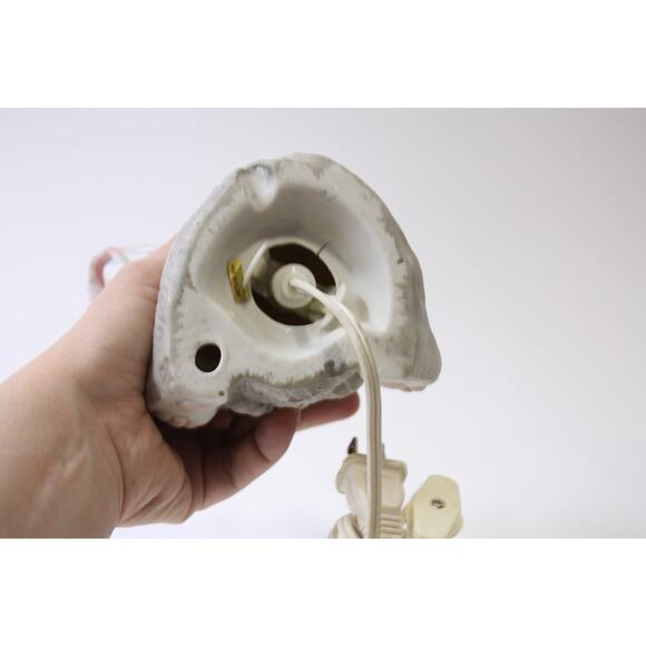 1980s, Grey, Nursery, Kids Room, Ceramic, Sleeping Mouse, Nursery, Night Light - Picture 3 of 4